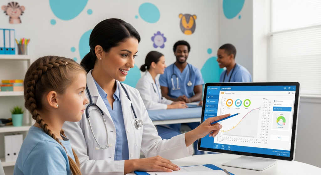Pediatric Electronic Health Records Improve Care and Efficiency